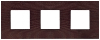 Рамка 3-постовая 2+2+2 мод ABB NIE Zenit Венге N2273 WG ABB Zenit 2CLA227300N2101