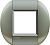 Рамка овальная 2 мод Bticino Living Light Титан