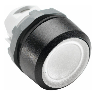 Кнопка MP1-11W белая только корпус с подсветкой без фиксации ABB ABB  1SFA611100R1105