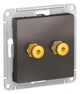 Аудиорозетка двухместная Schneider Electric AtlasDesign Мокко Systeme Electric AtlasDesign ATN000687