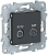 Розетка R-TV/SAT проходная Schneider Electric Unica New Антрацит