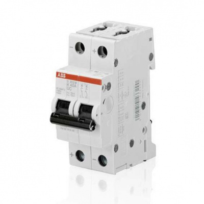 Автоматический выключатель 2P 6A (C) 10kA ABB S202M ABB S200M 2CDS272061R0064