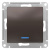 Выключатель 1-клавишный с подсветкой сх.1A 10AX механизм Schneider Electric AtlasDesign Мокко Systeme Electric AtlasDesign ATN000613