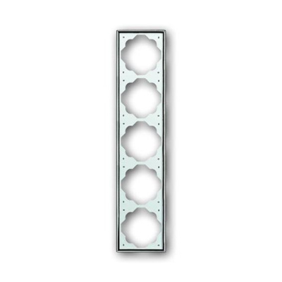 Рамка 5-постовая ABB BJE Impuls Хром ABB Impuls 2CKA001754A4137