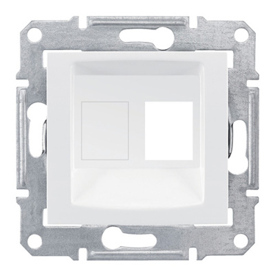 Адаптер для коннекторов АМР одиночн, белый Schneider Electric Schneider Electric  SDN4300621