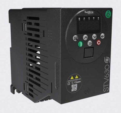 Systeme Electric Преобразователь частоты STV630 1,5 кВт 220В ЭМС С3 + LED панель оператора Systeme Electric STV630 STV630U15M2