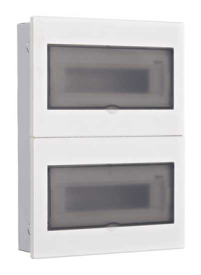 DEKraft Корпус встраиваемый прозр. дв. 2 ряда 26 мод. IP41 ЩРВ-М DEKraft ЩРВ-М 31076DEK