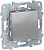 Переключатель 1-клавишный перекрестный сх.7 10 AX 250В Schneider Electric Unica New Алюминий