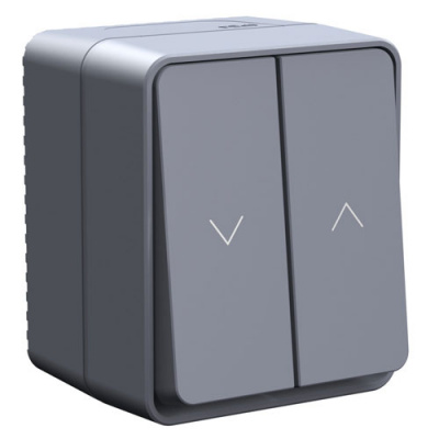 SE AtlasDesign Выключатель 1-клавишный Базальт 2-полюсный 10А мех Systeme Electric AtlasDesign ATN001419