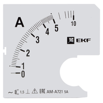 Шкала сменная для A721 5/5A-1,5 EKF PROxima EKF  s-a721-5