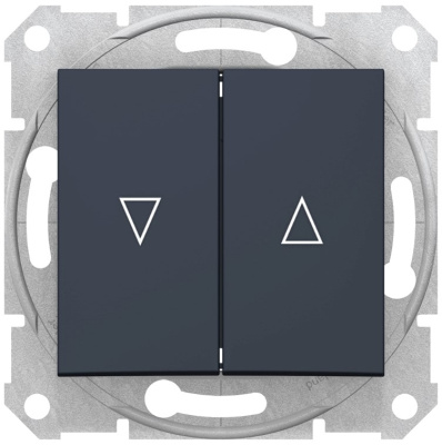 Выключатель жалюзийный с механической блокировкой 10A Schneider Electric Sedna Графит Schneider Electric Sedna SDN1300370