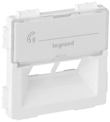Накладка розетки информационной 2-ой Rutenbeck Legrand Valena Life Белый Legrand Valena Life 755380