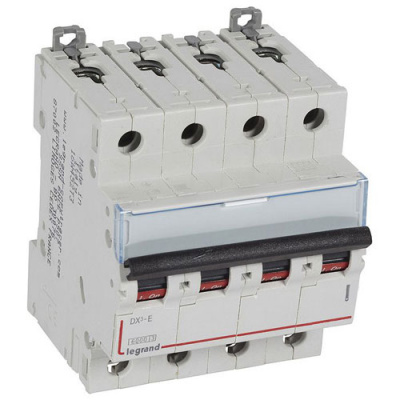 Автоматический выключатель 4P 2A C 6kA Legrand DX3-E Legrand DX3-E 407299