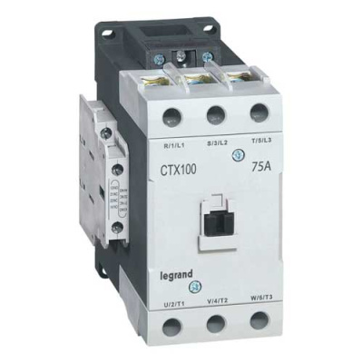 Контактор CTX3 100 3P 75A (AC-3) 2но2нз ~24В Legrand Legrand  416180