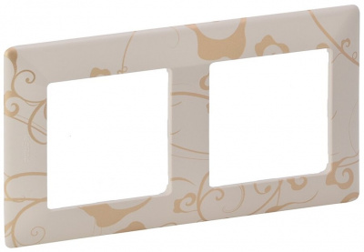 Рамка 2-постовая Legrand Valena Life Ампир Бежевый Legrand Valena Life 754112