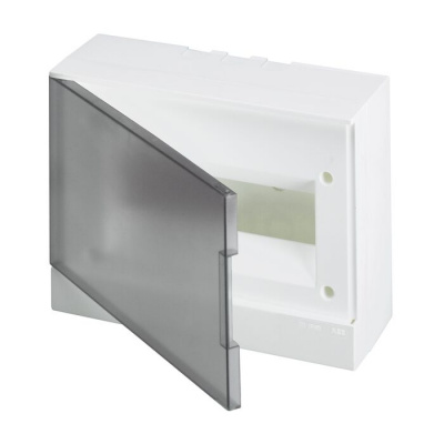 Бокс навесной серая дверь с клеммами 12мод IP40 ABB Basic E BEW402212 ABB Basic E 1SZR004002A2204