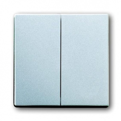 Клавиша для механизма 2-клавишных выключателей/переключателей/кнопок ABB Solo/Future Серебристо-алюминиевый ABB Solo/Future 2CKA001751A3092