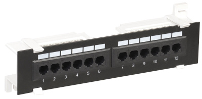 Настенная патч-панель кат.6 UTP, 12 портов IDC Dual ITK ITK  PP12-C6U-D05