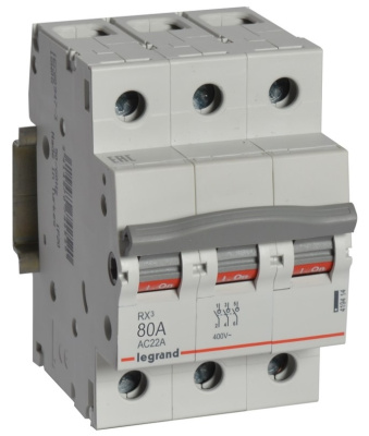 Выключатель-разъединитель 3P 80A Legrand RX3 Legrand RX3 419414