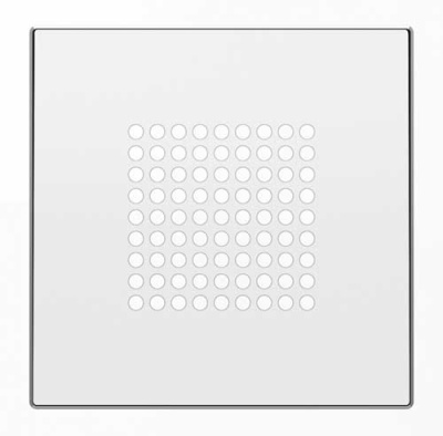 Накладка зуммера / звонка/ громкоговорителя ABB NIE Sky Альпийский белый 8529 BL ABB Sky 2CLA852900A1101