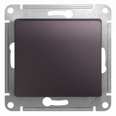 Выключатель кнопочный (схема 1) 10AX механизм Systeme Electric Glossa Сиреневый туман Systeme Electric Glossa GSL001415