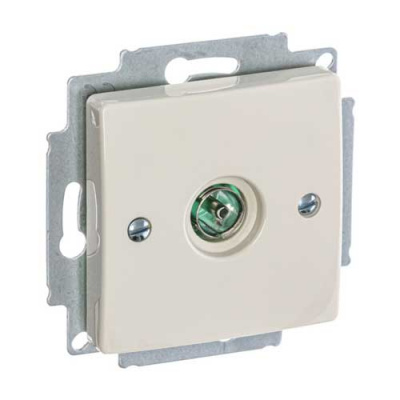 Розетка TV оконечная ABB BJB Basic55 Слоновая кость ABB Basic 55 2CKA001724A4280