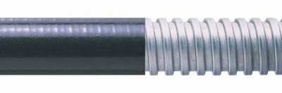 Кабелепровод SPUL, оцинкованная сталь с медным каркасом/ПВХ, черный, бухта 25M, Ø16, SPUL16/BL/25M, 1 шт. ABB ABB  7TCA296030R0423