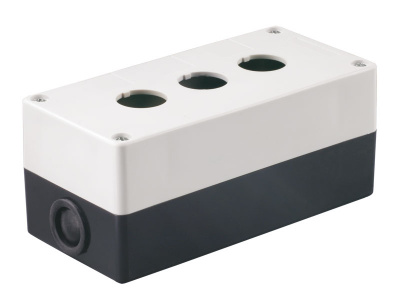 Корпус КП103 для кнопок 3места белый IEK IEK  BKP10-3-K01