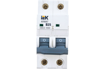 Автоматический выключатель 2P 25A (B) 6kA IEK M06N ARMAT IEK  AR-M06N-2-B025