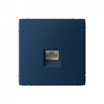ARTGALLERY РОЗЕТКА компьютерная RJ45, кат. 6A, механизм, АКВАМАРИН Systeme Electric ArtGallery GAL001186
