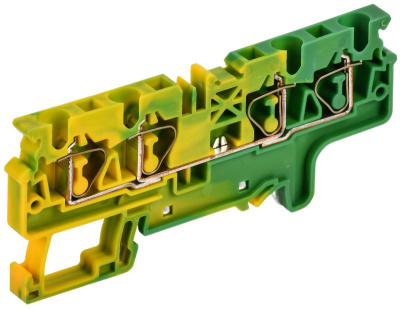 ARMAFIX Клемма пруж. CX4-4 PE 4мм2 4-конт. зазем. IEK IEK ARMAFIX AF-CT41-00-4-K52-004