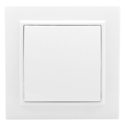 Выключатель 1-клавишный СП проходной 10A EKF Basic Минск Белый EKF Минск ERV10-025-10