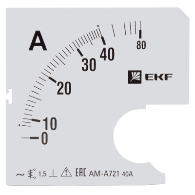 Шкала сменная для A721 80/5A-1,5 EKF PROxima EKF  s-a721-80