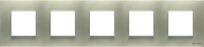 Рамка 5-постовая 2+2+2+2+2 мод ABB NIE Zenit Шампань N2275 CV ABB Zenit 2CLA227500N1901