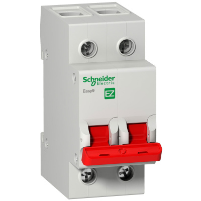 Выключатель нагрузки 2-полюсный 63А 400В =S= Schneder Electrc Easy9 Schneider Electric  EZ9S16263
