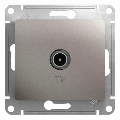 Розетка TV механизм Systeme Electric Glossa Платина Systeme Electric Glossa GSL001293