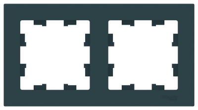 Рамка 2-постовая универсальная Schneider Electric AtlasDesign Изумруд Systeme Electric AtlasDesign ATN000802