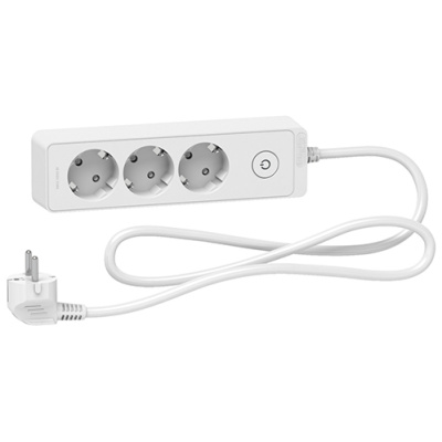 Unica EXTEND Удлинитель 3 розетки.2к+з, кабель 1,5м, Белый Schneider Electric Schneider Electric  ST9431W