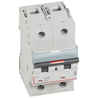 Автоматический выключатель 2P 32 A C 36kA Legrand DX3 Legrand DX3 410011