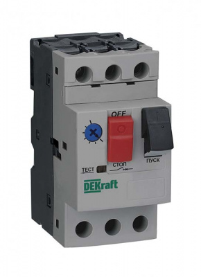 Авт. выкл. защ. двиг. 3P 1,0-1,6A 100кА ВА-431 DEKraft DEKraft  21225DEK