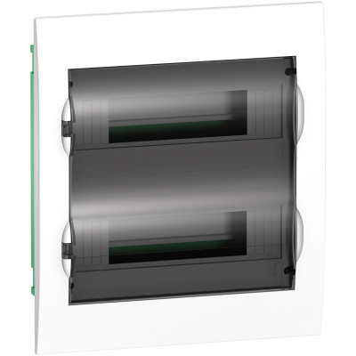 Бокс пластиковый встроенный с прозрачной дверью 2ряд/24мод Schneider Electric Easy9 Systeme Electric  EZ9E212S2FRU