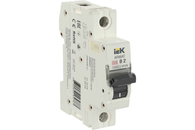 Автоматический выключатель 1P 2A (B) 10kA IEK M10N ARMAT IEK  AR-M10N-1-B002