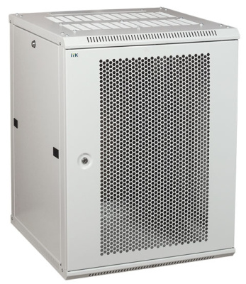 Шкаф LINEA W 9U 600x600мм дверь перфорированная RAL7035 ITK ITK LINEA W LWR3-09U66-PF