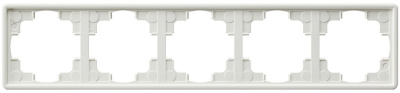Рамка 5-постовая Gira S-Color Белый Gira S-Color 021540Gira