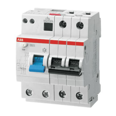 ABB Дифавтомат DS202 2P 13A (B) 6кА типAC 30mA ABB DS202 2CSR252001R1135
