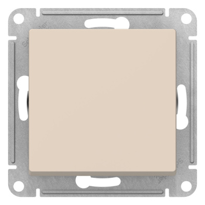 Переключатель 1-клавишный сх.6 10AX механизм Schneider Electric AtlasDesign Бежевый Systeme Electric AtlasDesign ATN000261