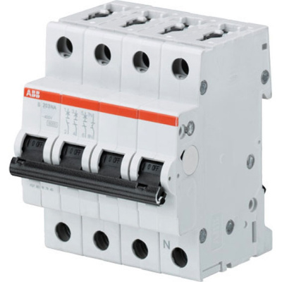 Автоматический выключатель 3P+N 16A (C) 6kA ABB S203 ABB S200 2CDS253103R0164