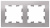 Рамка 2-постовая универсальная Schneider Electric AtlasDesign Алюминий Systeme Electric AtlasDesign ATN000302