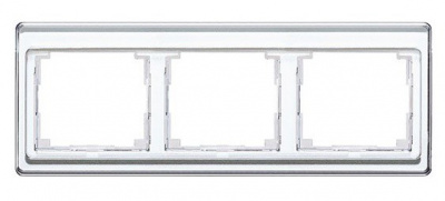 Рамка 3-постовая горизонтальная Jung SL 500 Белый Jung SL 500 SL5830WW