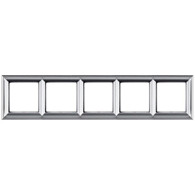 Рамка 5-постовая Jung Eco Profi DECO Алюминий Jung Eco Profi DECO EPD485AL